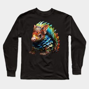 Armadillo Rainbow Long Sleeve T-Shirt